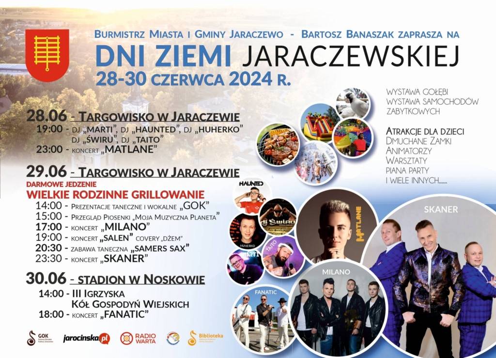 Dni Ziemi Jaraczewskiej 28-30 czerwca