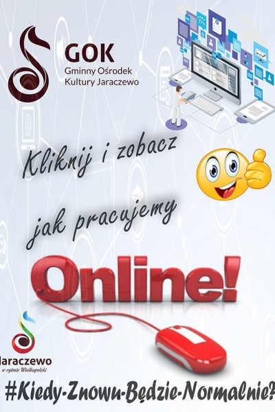 Znów działamy ONLINE