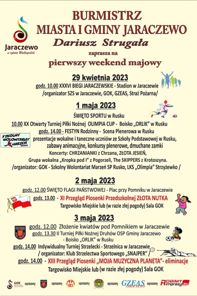 WEEKEND MAJOWY